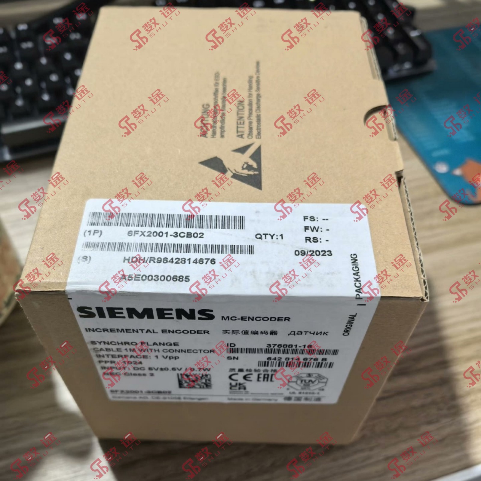 SIEMENS 6FX2001-3CB02 Actual value encoder#1pcs new in box