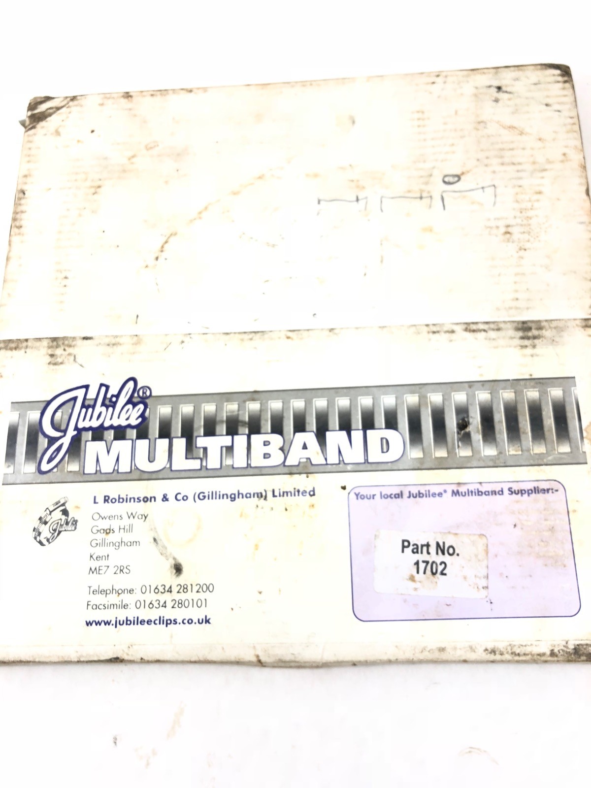 JUBILEE 1702 MULTIBAND ZINC PLATED MILD STEEL 11MM 30M PACK CLIP CLAMP (H348)