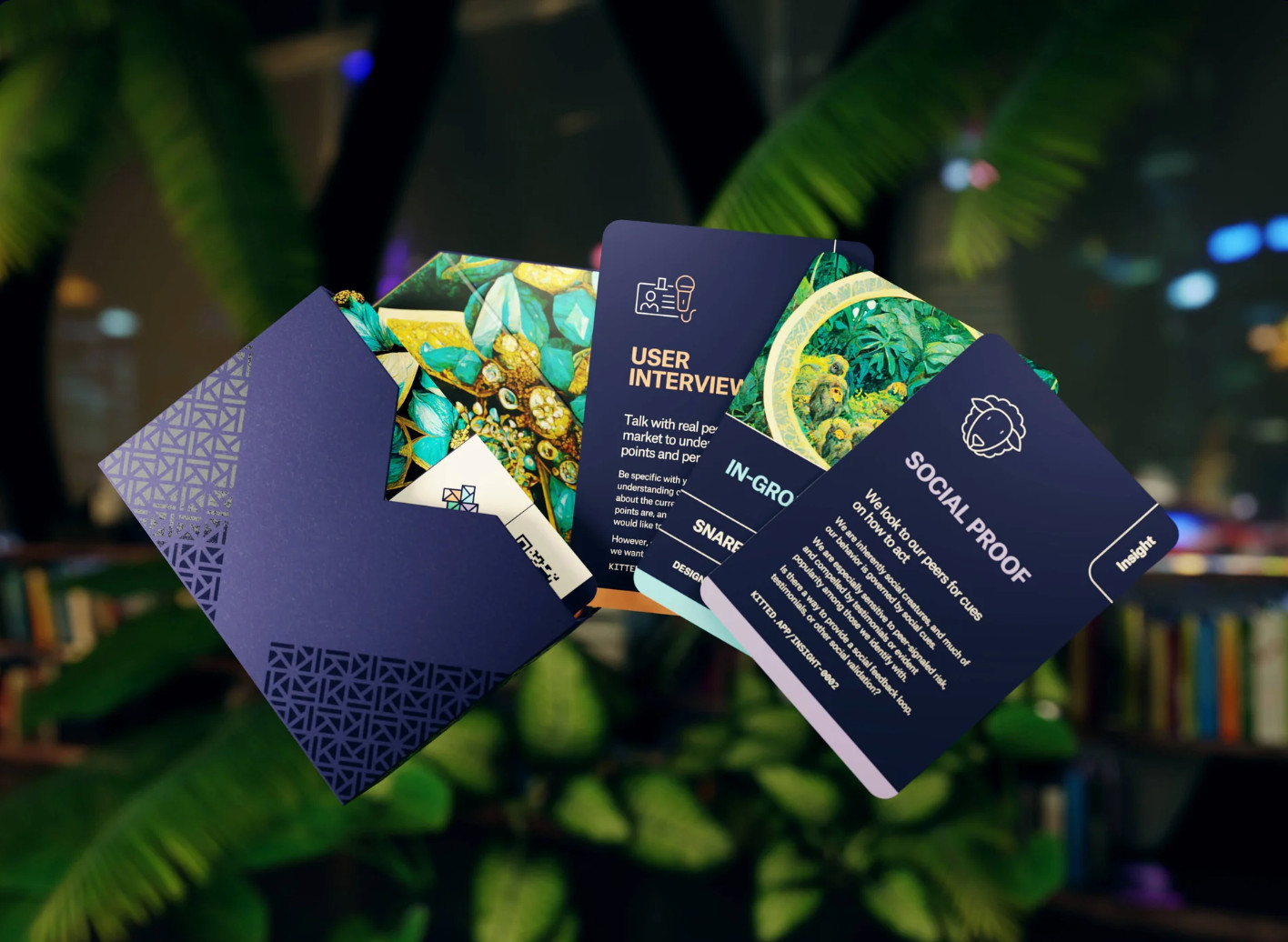Kitted Professional Development Cards Design Thinking Tools – Insights Deck 01