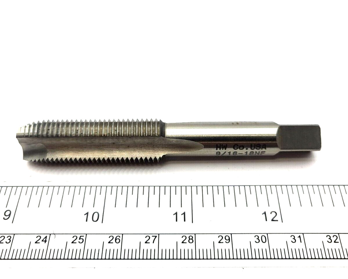 HANSON WHITNEY 9/16-18NF, 25550 HS G H3, BOTTOMING TAP, 0168F