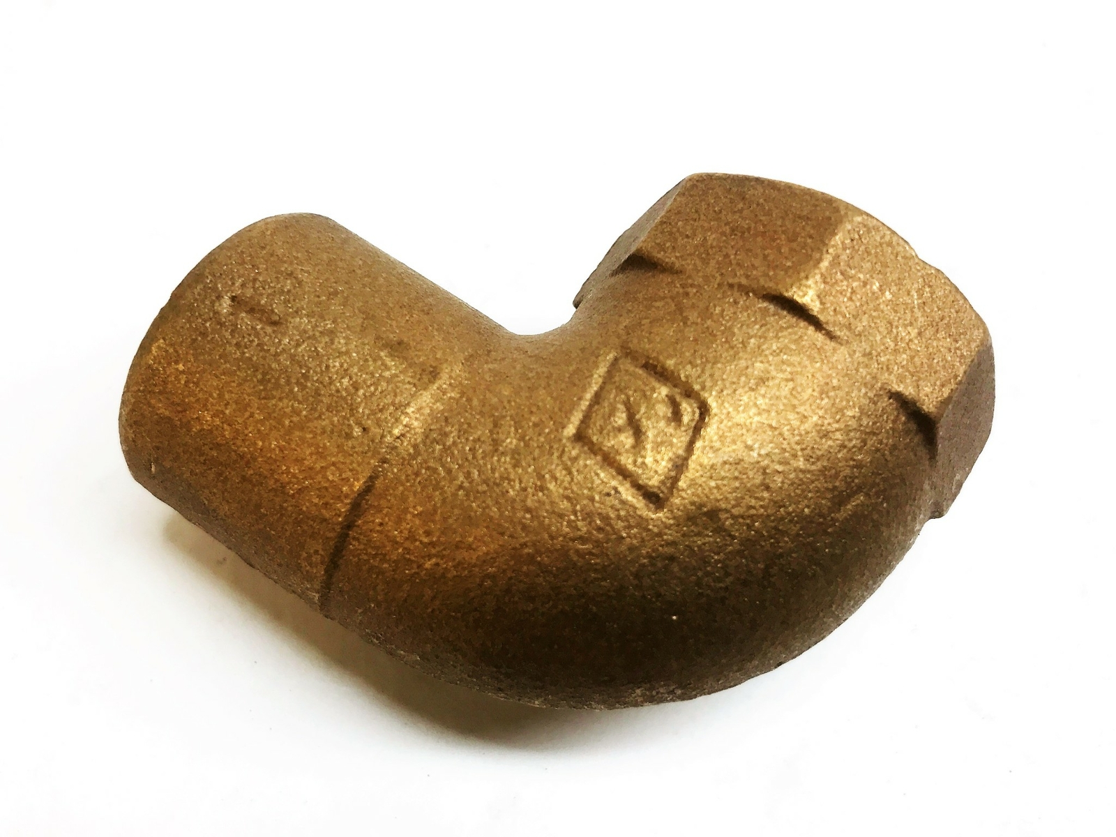 FF Bronze 1″ Female Pent x 1″ Sweat 90 Degree Elbow [Lot of 2] NOS