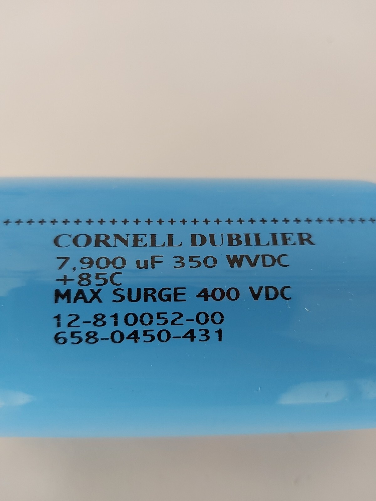 NEW NOS CORNELL DUBILIER 7900UF 350WVDC +85C 400VDC MAX SURGE. FAST SHIPPING!