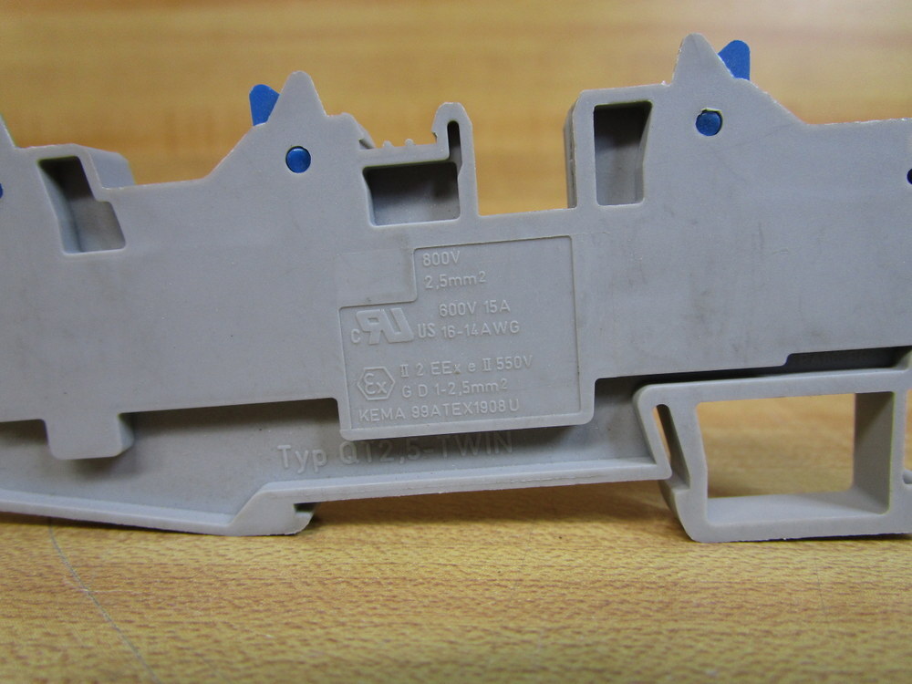 Phoenix Contact 3204159 Terminal Block QT 2,5-TWIN 600V (Pack of 5)