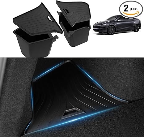 Trunk Storage Bins with Lids for 2026 Tesla Model Y Juniper 5 Seater