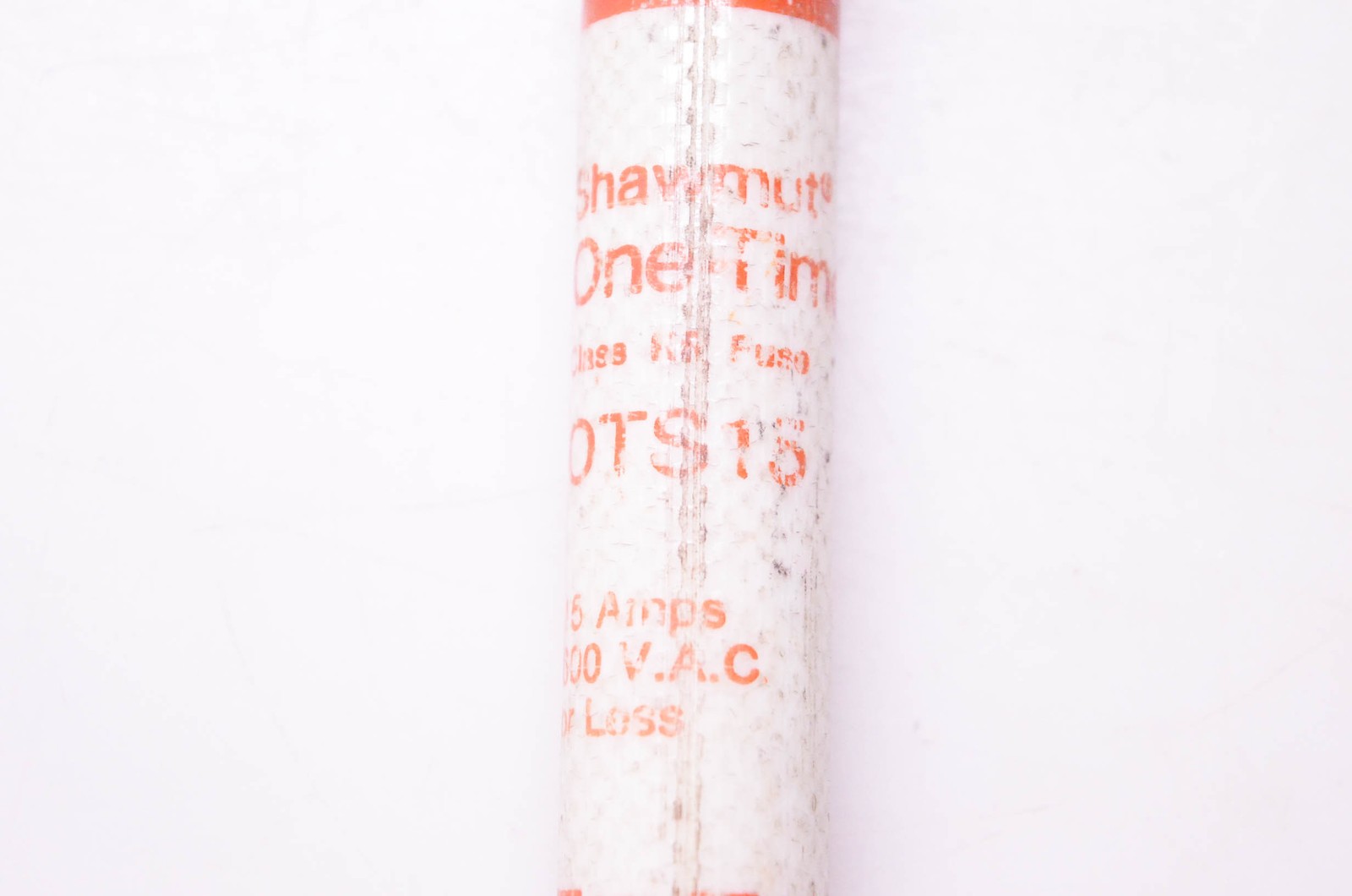 Gould Shawmut OTS15 One-Time Class K-5 Fuse 15 Amps 600 VAC NOS