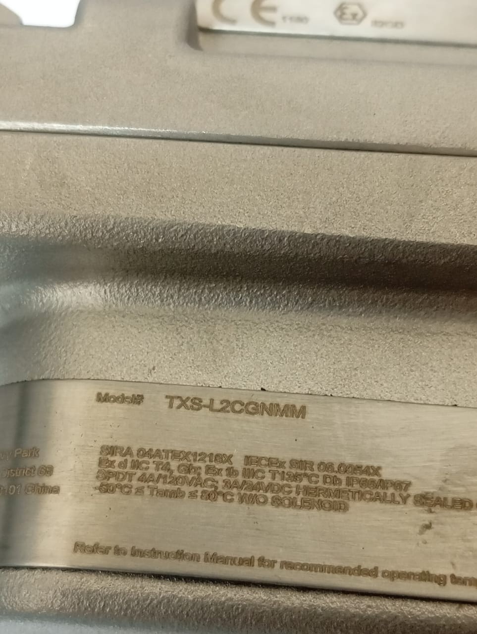 Topworx / Valve Controller / TXS-L2CGNMM / GE47450X052