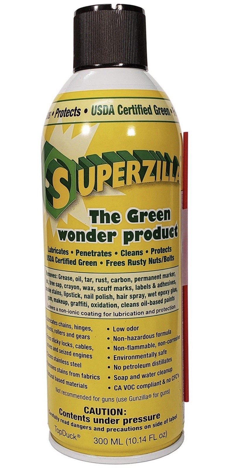 300 ML (10.14 oz) Aerosol Can of Superzilla The Green Wonder Product