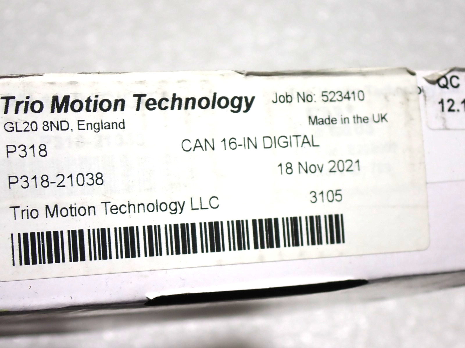 CAN 16-IN DIGITAL P318-21038 TRIO MOTION MODULE NEW