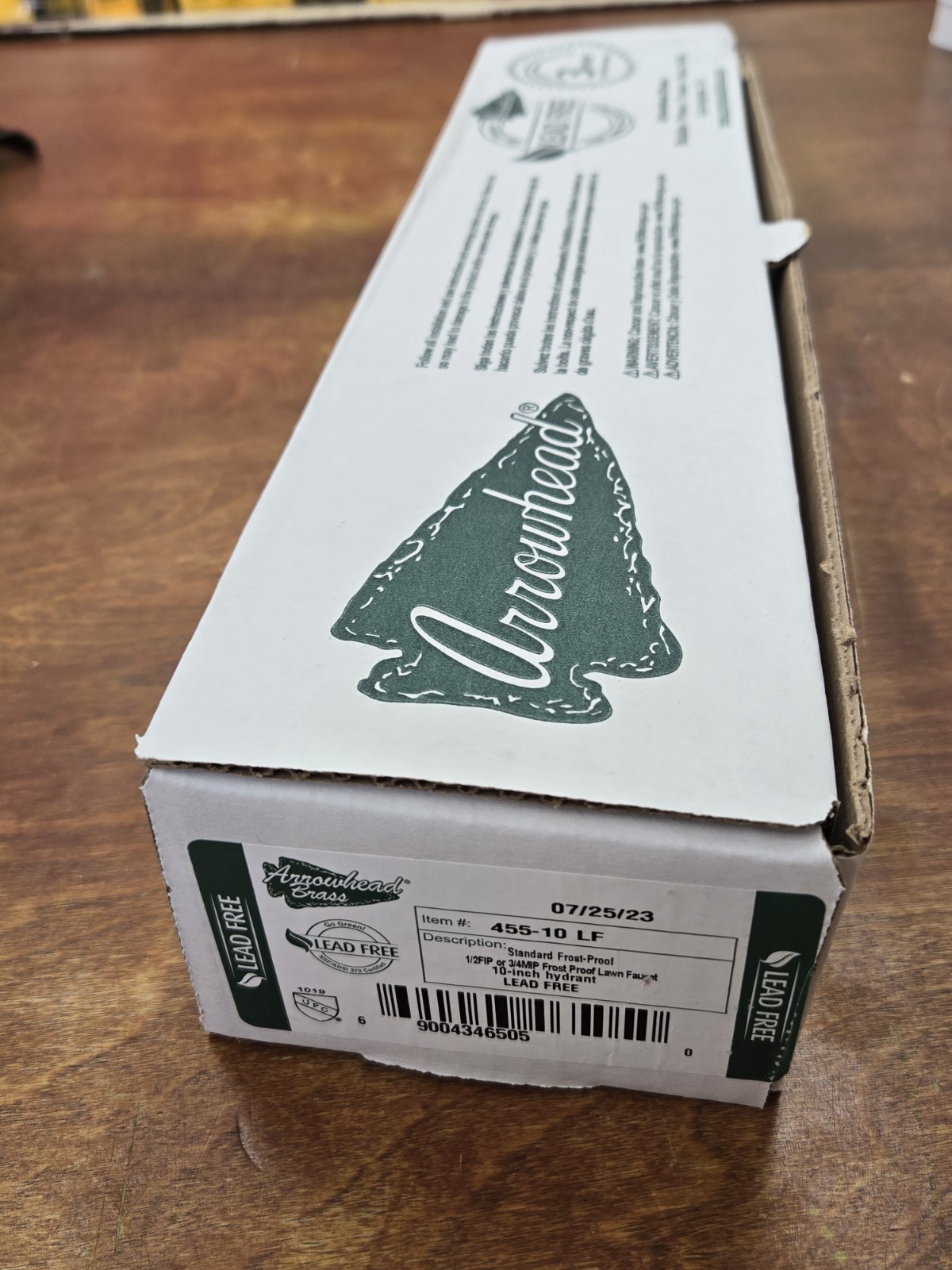 ARROWHEAD FROSTPROOF HYDRANT 455-10LF
