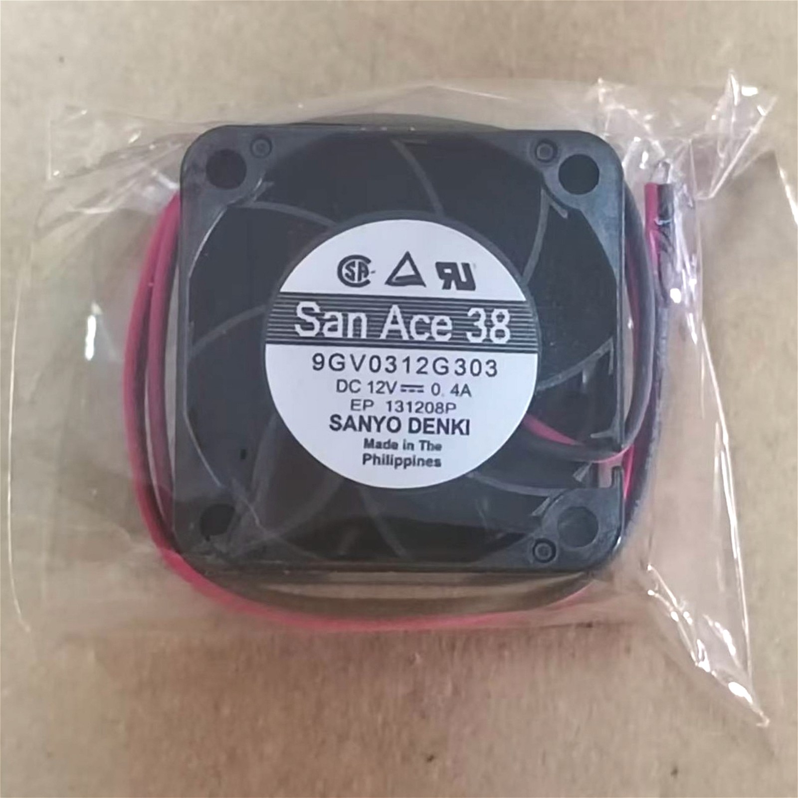 5pcs Sanyo SANYO 3828 3.8CM 9GV0312G303 12V DC 0.4A cooling fan San Ace 38
