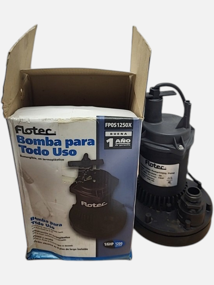 FLOTEC FP0S1250X UTILITY PUMP 1/6HP, 1200GAL
