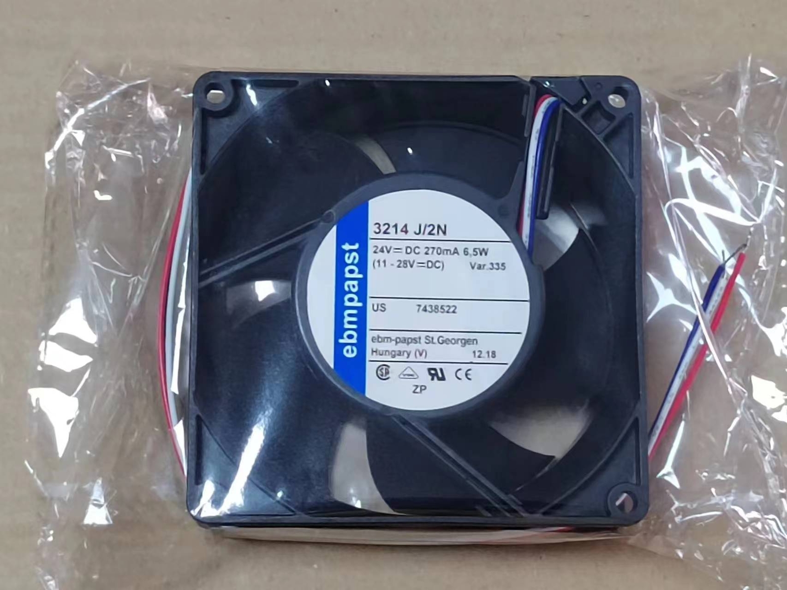 for 3214J/2N 24V 6.5W 92*92*38mm ABB inverter cooling fan