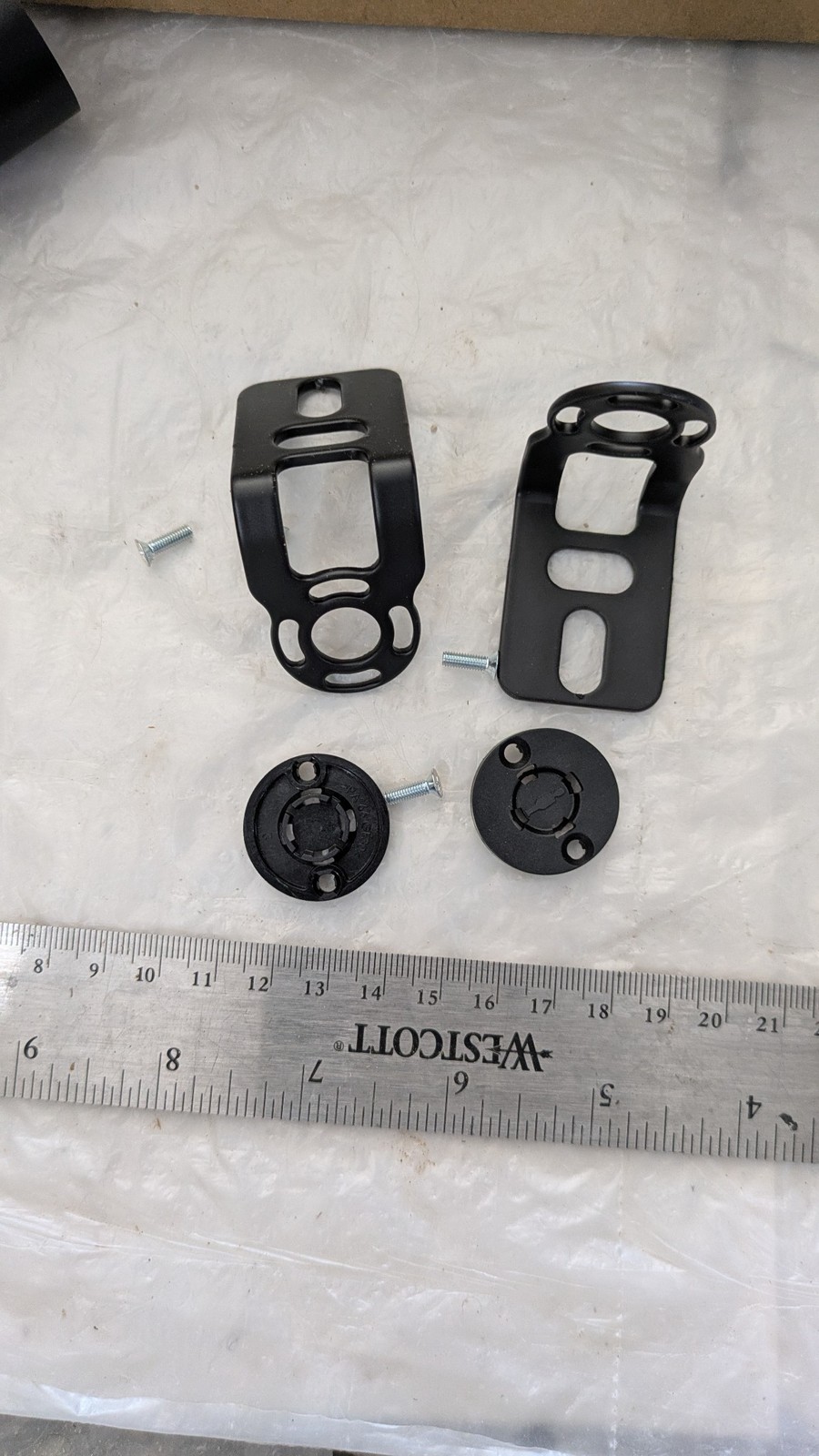 ALLEN-BRADLEY GUARDSHIELD TOP/BOTTOM MOUNTING BRACKETS 450L-AM-TBM PN-234811