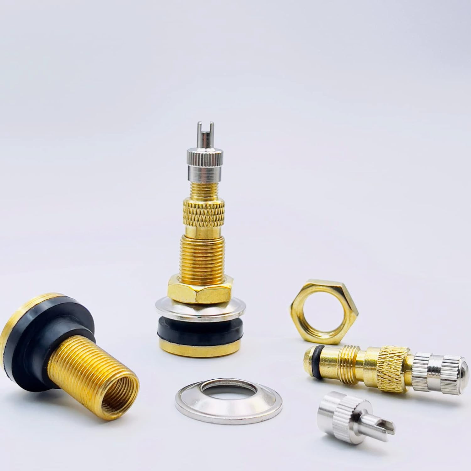 2Pieces TR618A 1-7/8″ Tractor Air/Liquid Valve Stems for Industrial, Agricultura