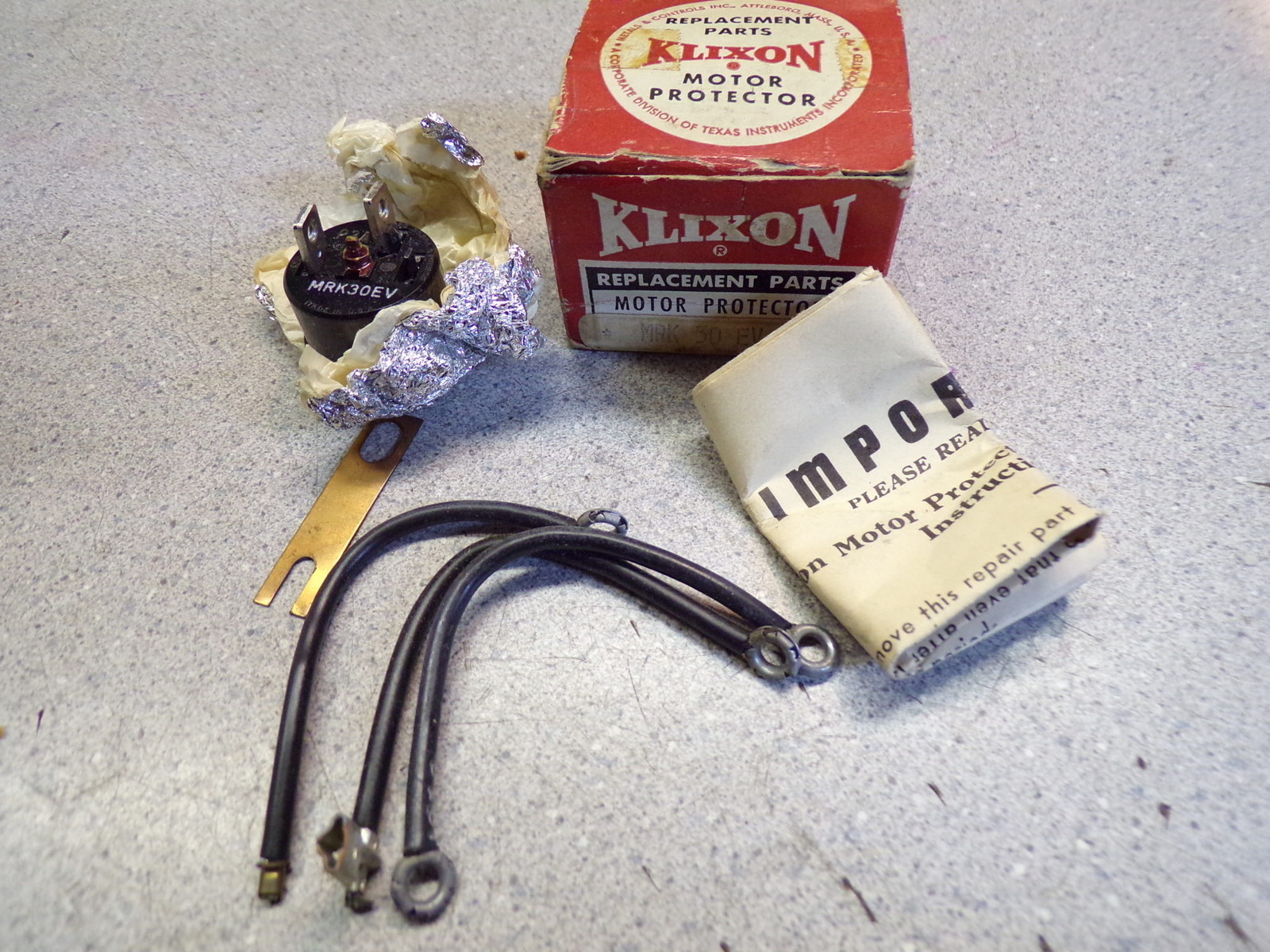 NEW Klixon Motor Protector Parts MRK 30 EV *FREE SHIPPING*