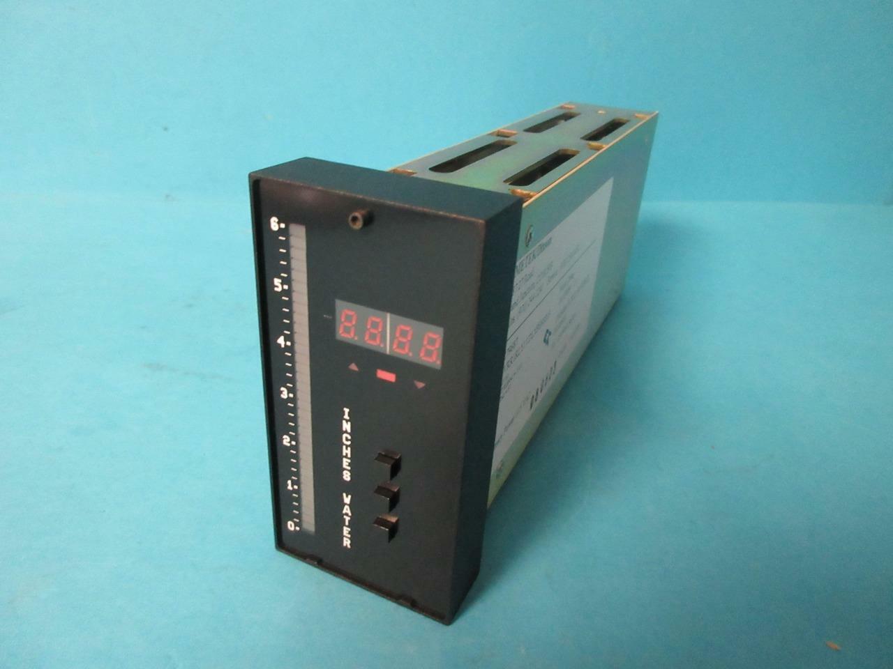 AMETEK DIXSON DISPLAY 0-6 ” INCHES WATER MODULE BTVRR1RLY1VDLXBB93203 BT033P