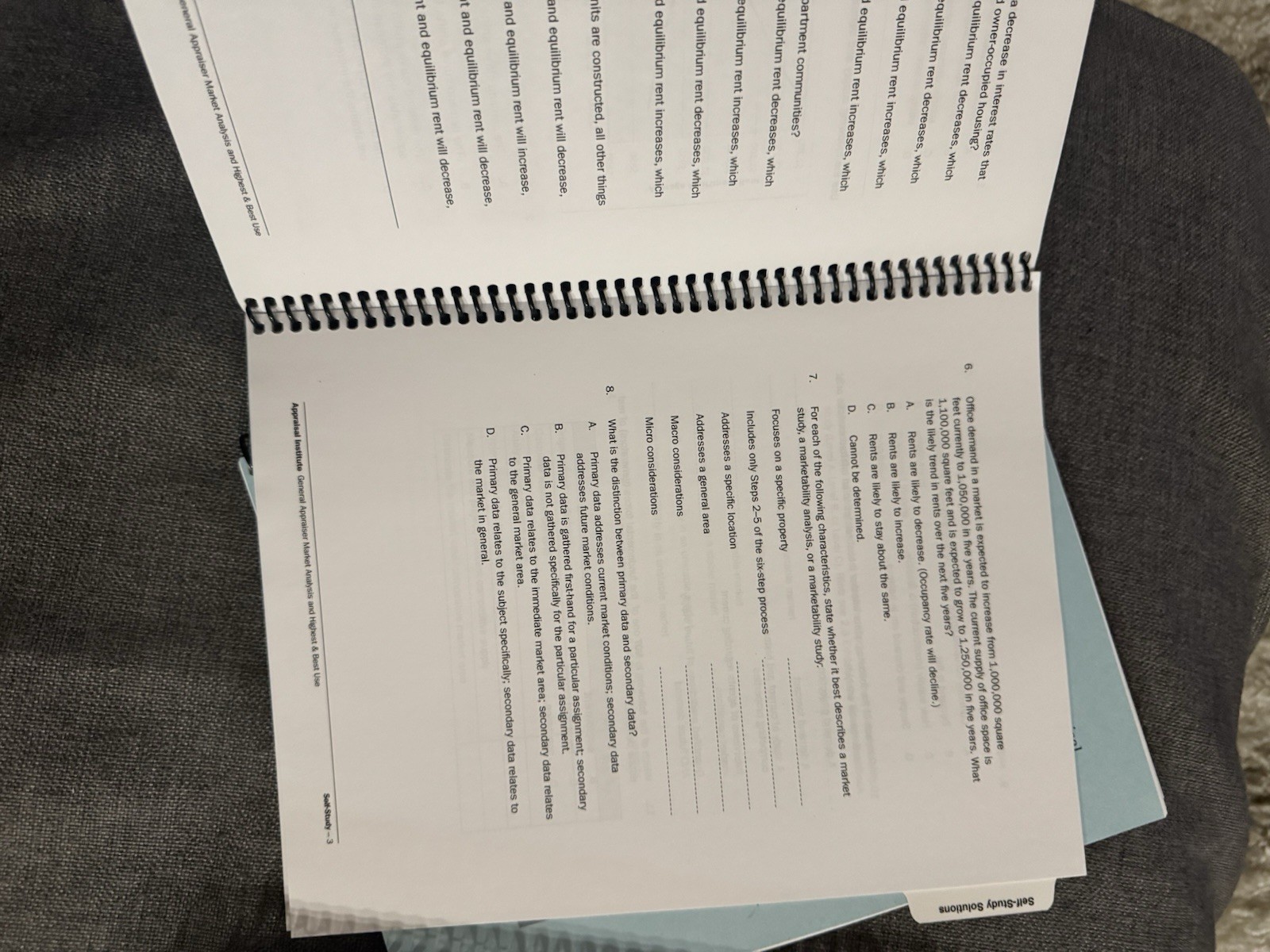 Appraisal Institute General Market Analysis Highest & Best Use Textbook Handbook