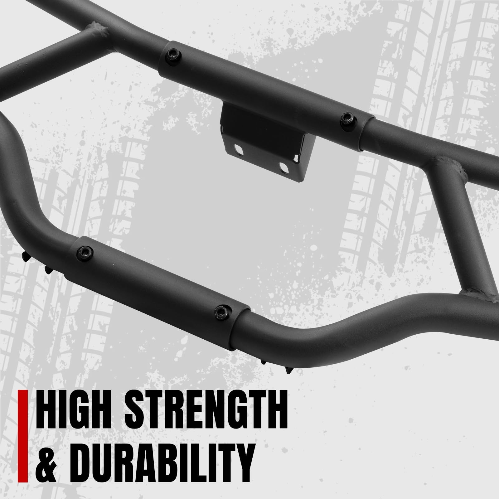 A & UTV PRO Full Set Brush Guard Front & Rear Bumper for 2014-2020 Polaris Sp…