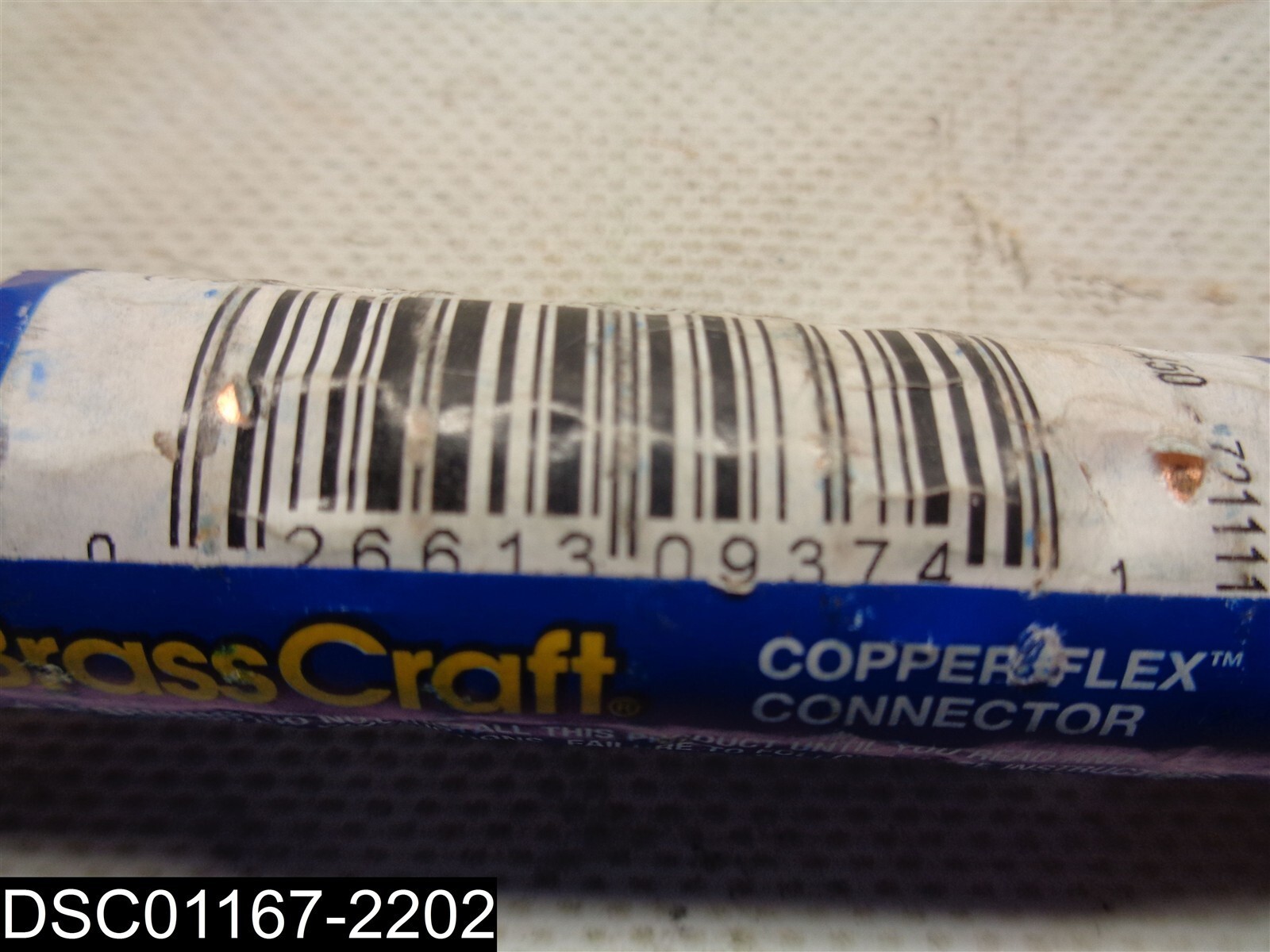 WB234-18N Brass Craft Water Heater Connector Corrugated Copper 18″ X 3/4″ Ends