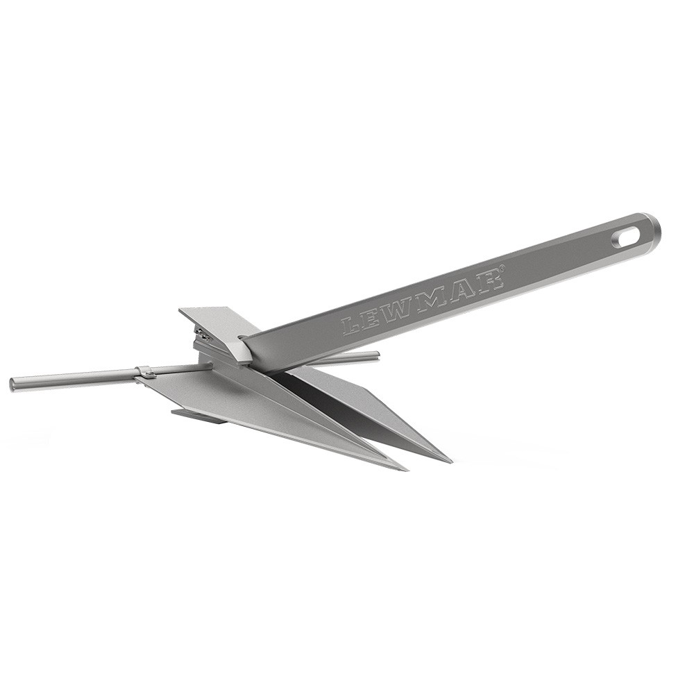 Lewmar Lfx Anodized Aluminum Fluke Anchor 10 Lb Boat 10Lb