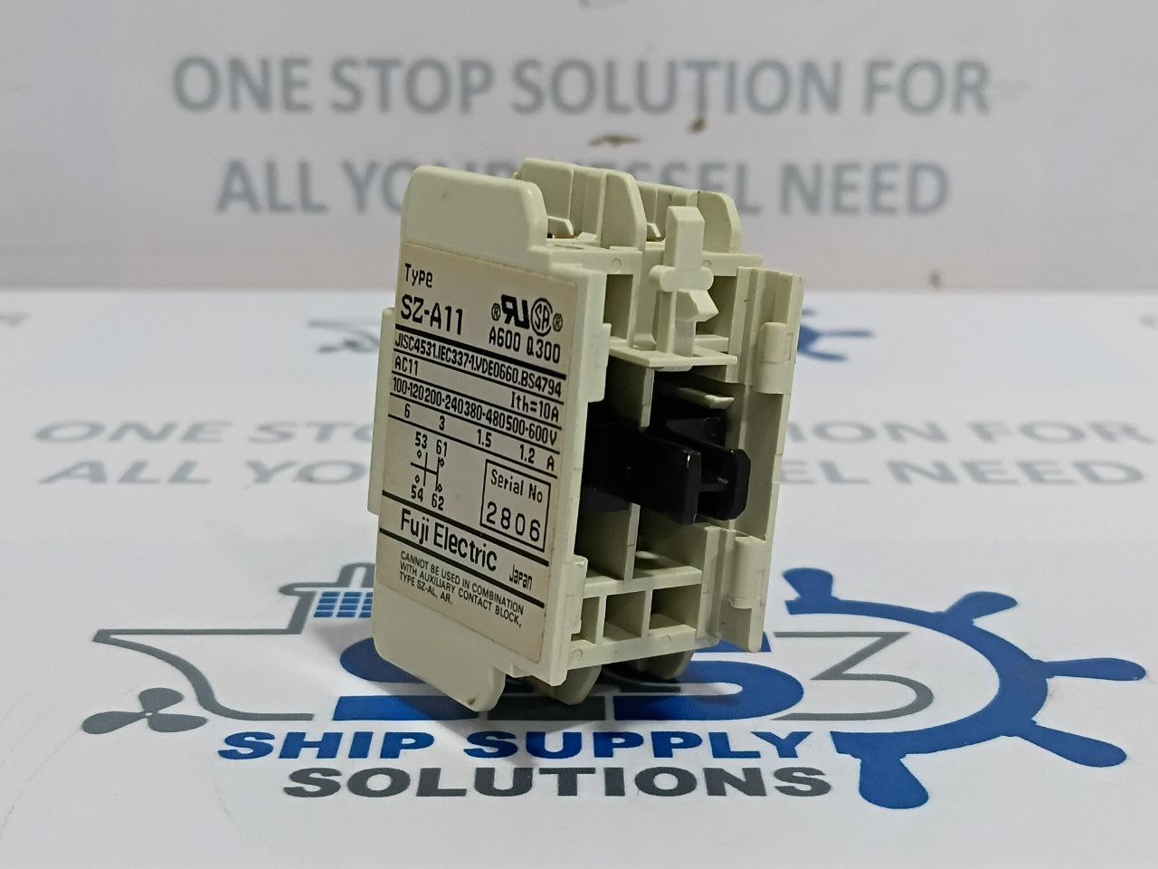 Fuji Electric SZ-A11 Auxiliary Contact Block SZ1A11 AC11 Ith=10A (Unused New)