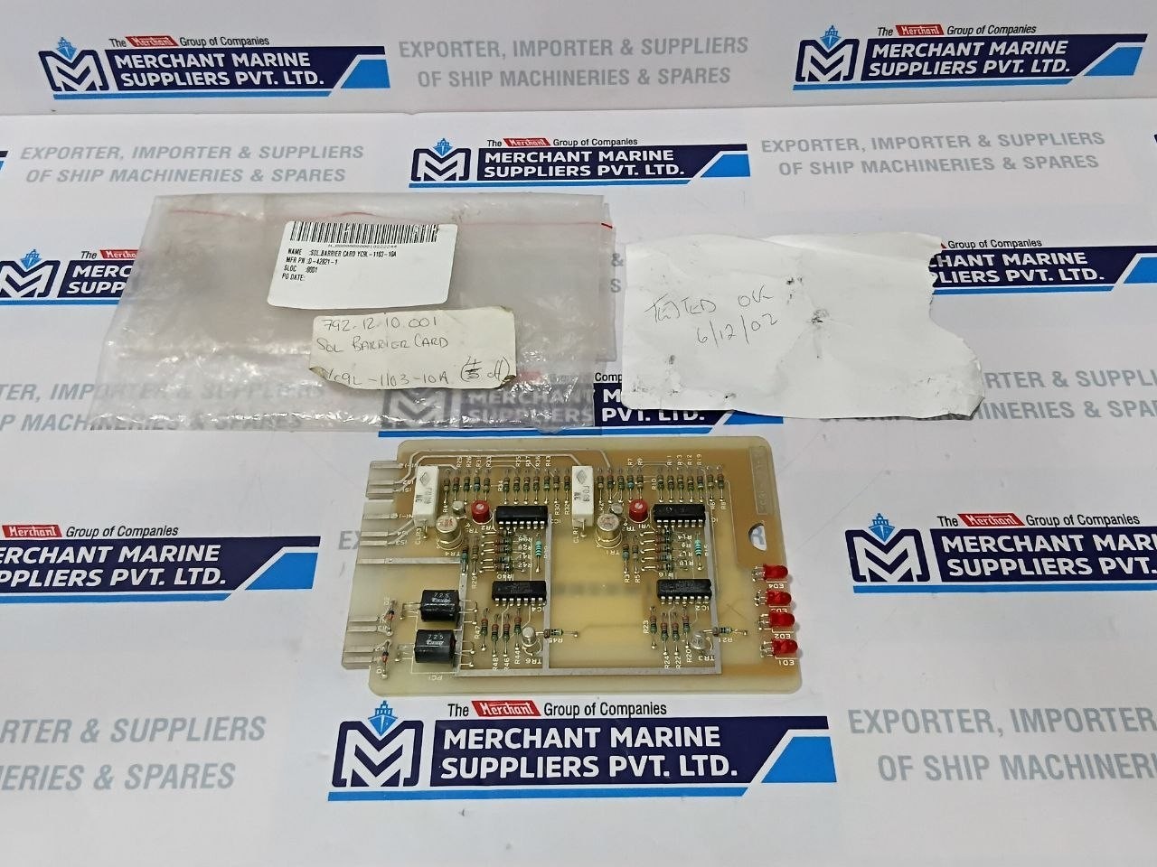 Yuken YC9L-1103-10A Sol Barrier PCB Card D-42821-1