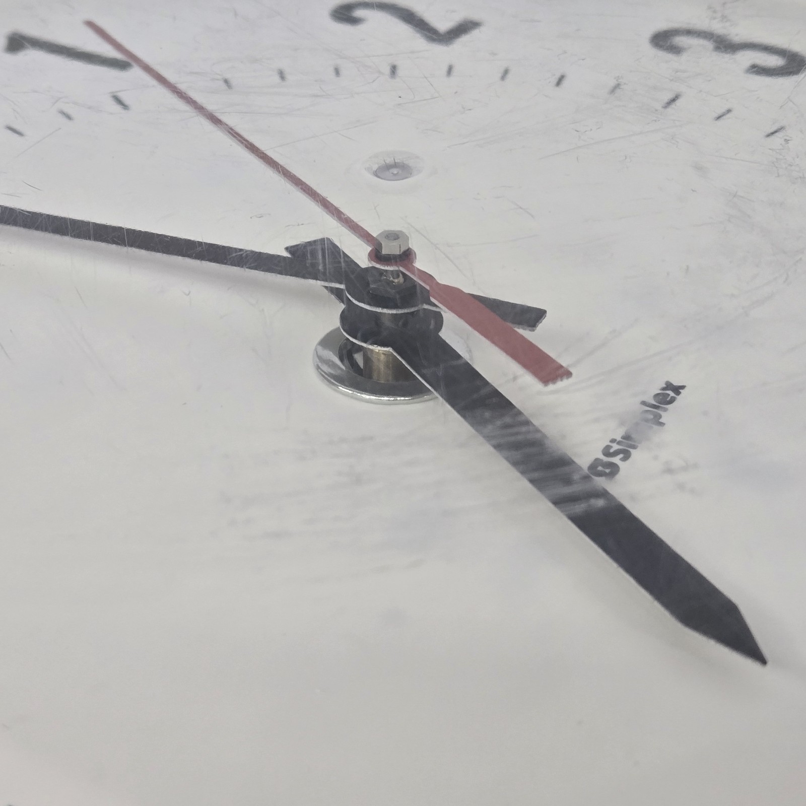 Used Simplex 12″ Synchronized Clock 115VAC 6310-9221 Surface Mount 0643512