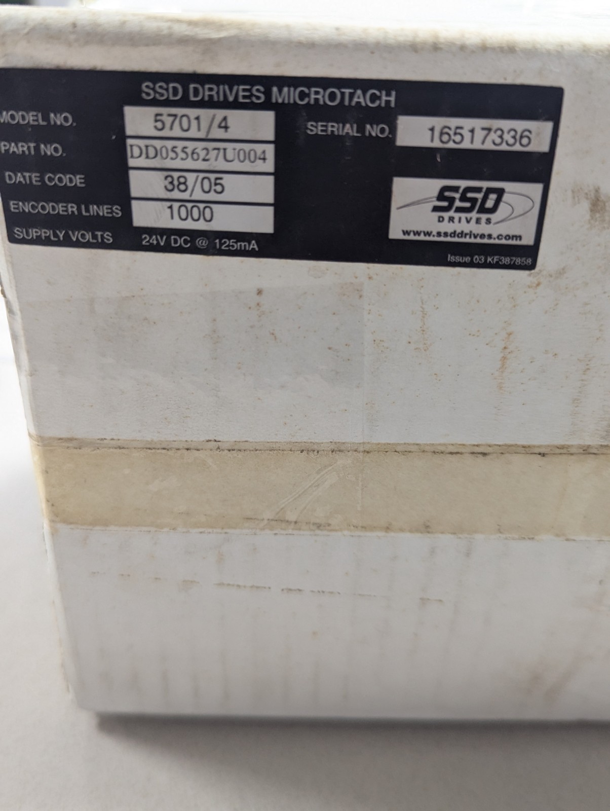 Eurotherm 5701/4 DD055627U004 24Vdc 125mA Microtach