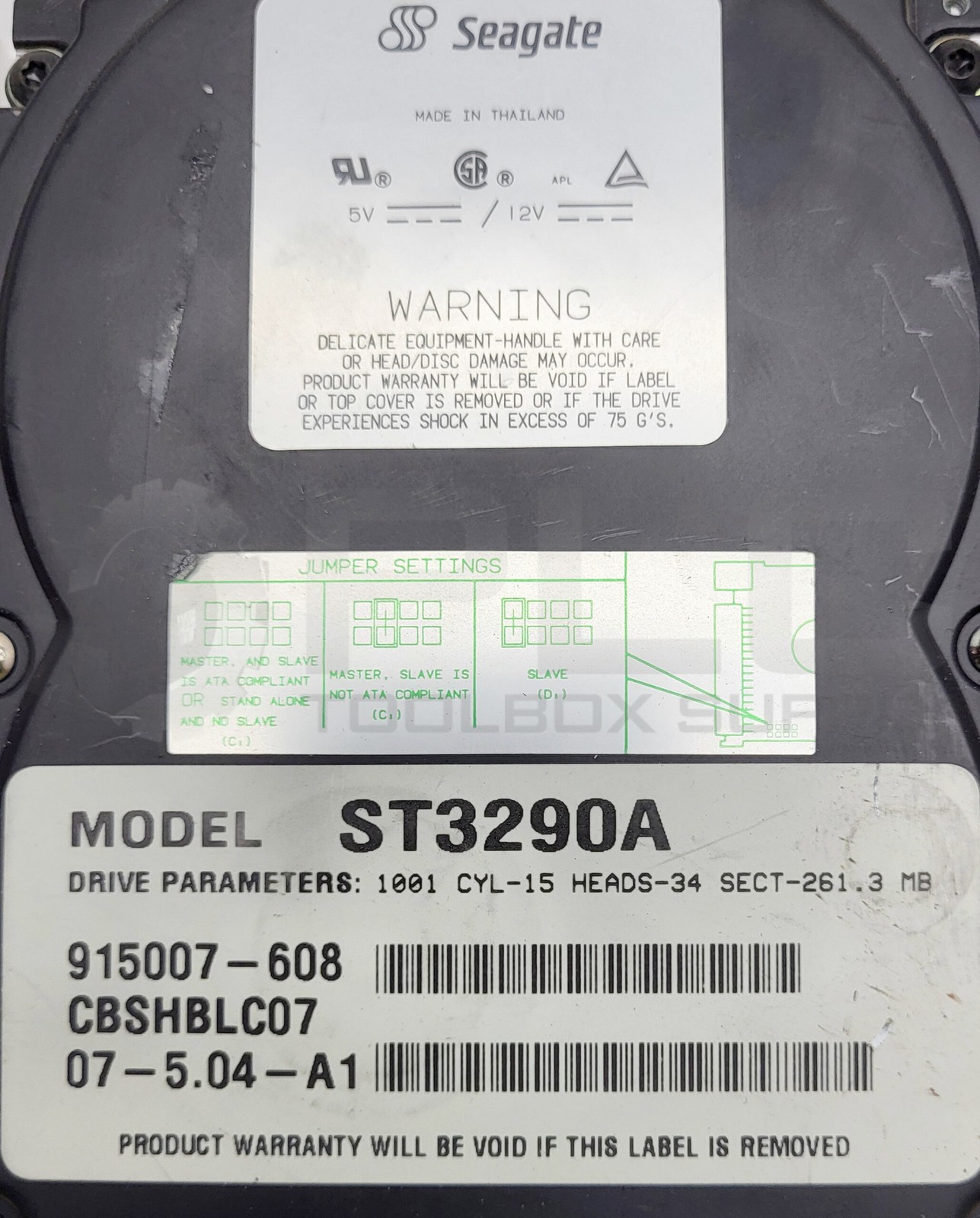 SEAGATE ST3290A HARD DRIVE