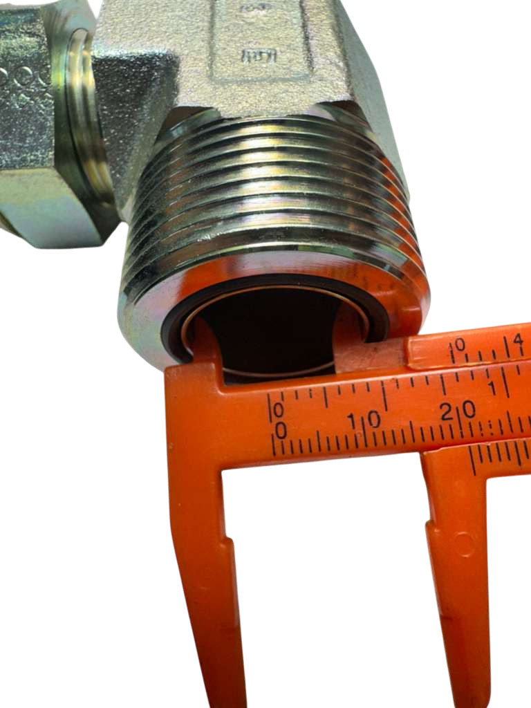 Aeroquip WHS 6 Elbow 90 Degree Fitting, C108A2A, 127288, P422809, 81849, TS-12