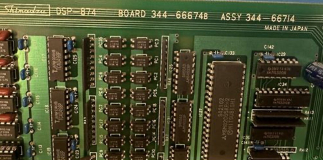 SHIMADZU PCB Board DSP-874 Board 344-66674B ASSY 344-66714