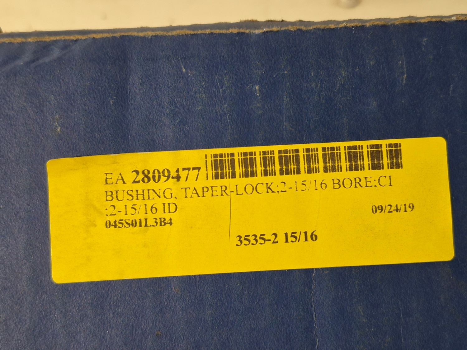 MARTIN 3535 2 15/16 TAPER-LOCK BUSHING CLASS 30 GRAY CAST IRON