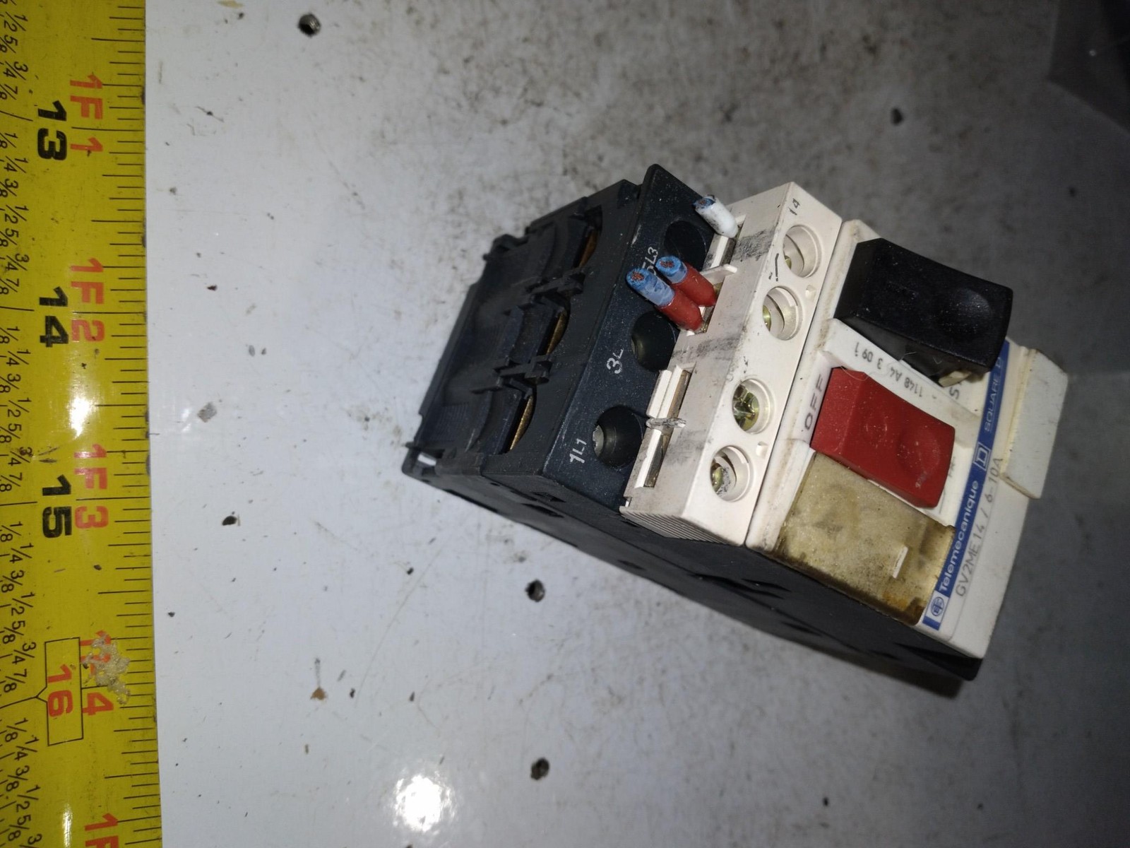TELEMECANIQUE SQUARE D GV2ME14 / 6-10A 690V 6KV 50/60HZ 120-600VAC