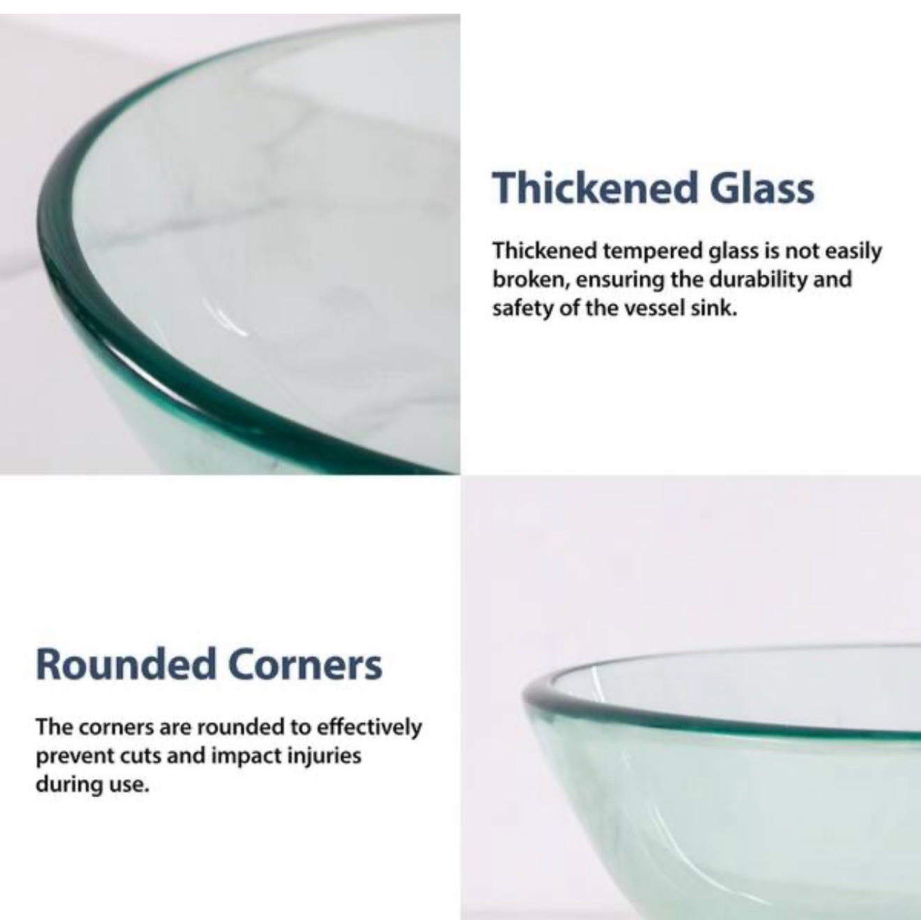 Tempered Heavy 1/2″ Thick Glass Dome 15″ Diameter, 10 Pounds.