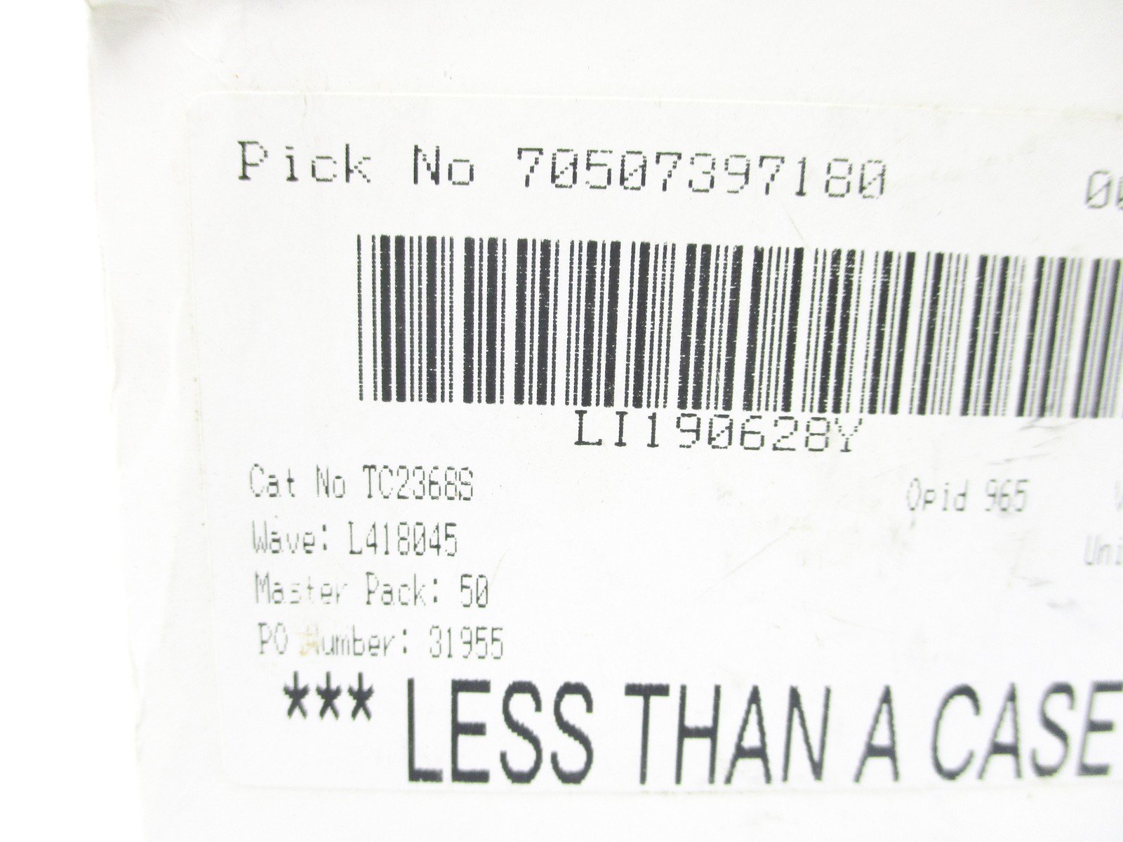 GENERAL ELECTRIC TC2368S 600VAC 20A NSMP