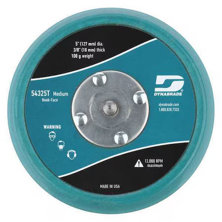Dynabrade 54325 Disc Backup Pad, 5″ Dia., Max. 13, 000 Rpm