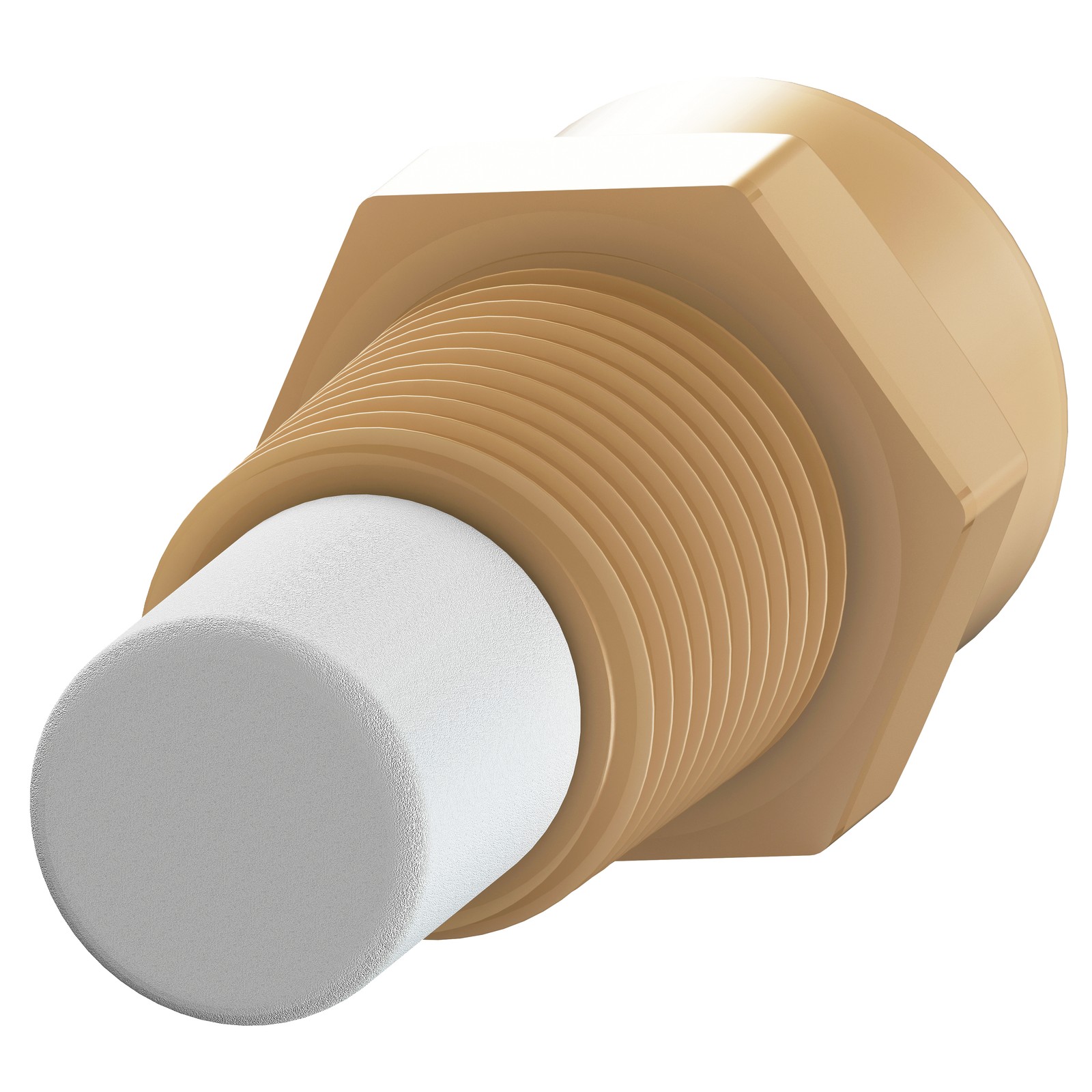 Plastic Fog Nozzle with Poly Filter Misting Poultry Cream 1/8″ NPT 2 GPH 100