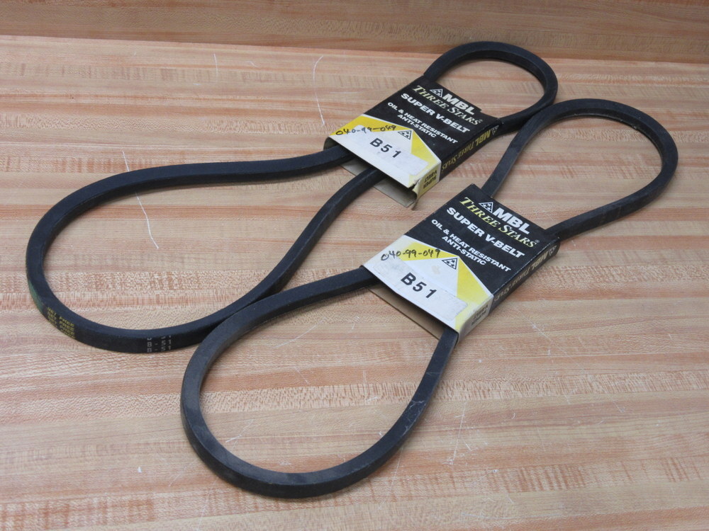 MBL-Three Stars B-51 Super V-Belt B51 (Pack of 2)