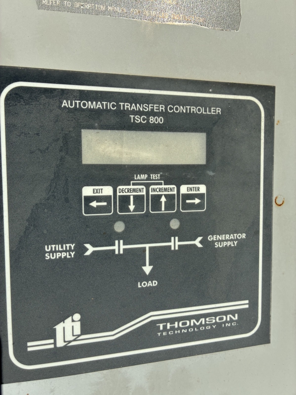 Thomson TS852-MS3 200A Automatic Transfer Switch 240V Generator ATS TSC800