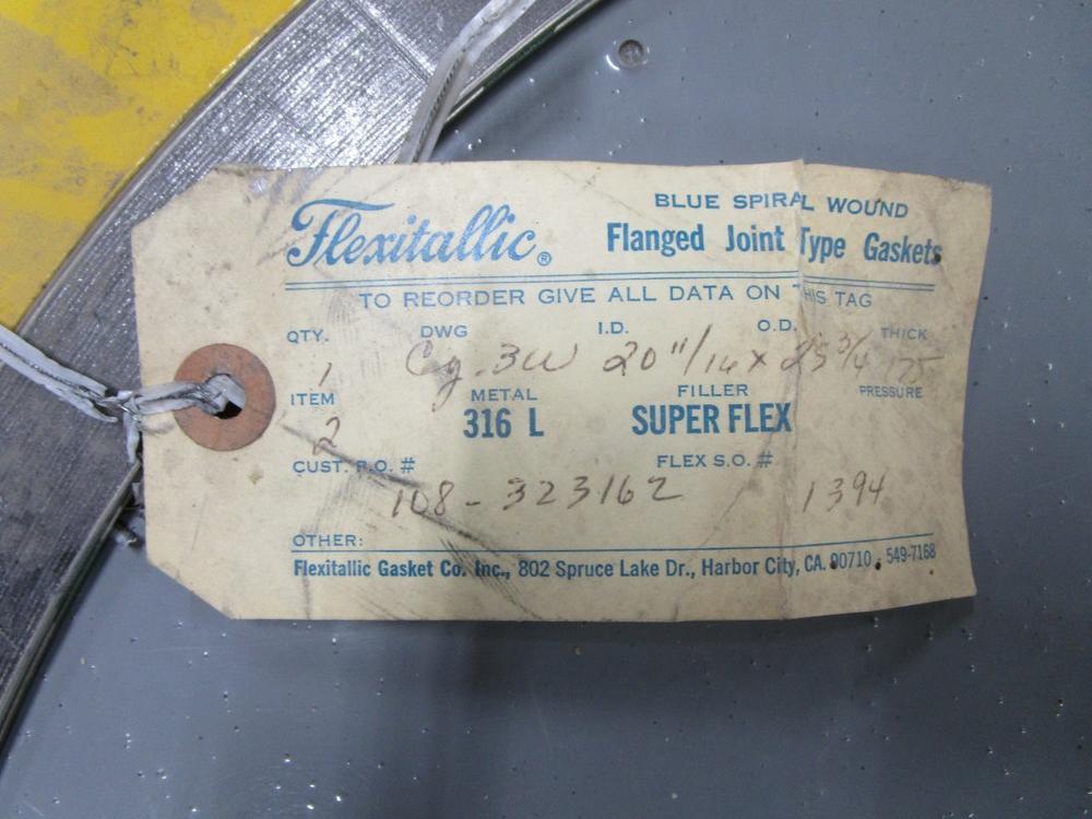 Flexitallic 1394 Spiral Wound Gasket 20-11/16″ x 25-3/4″