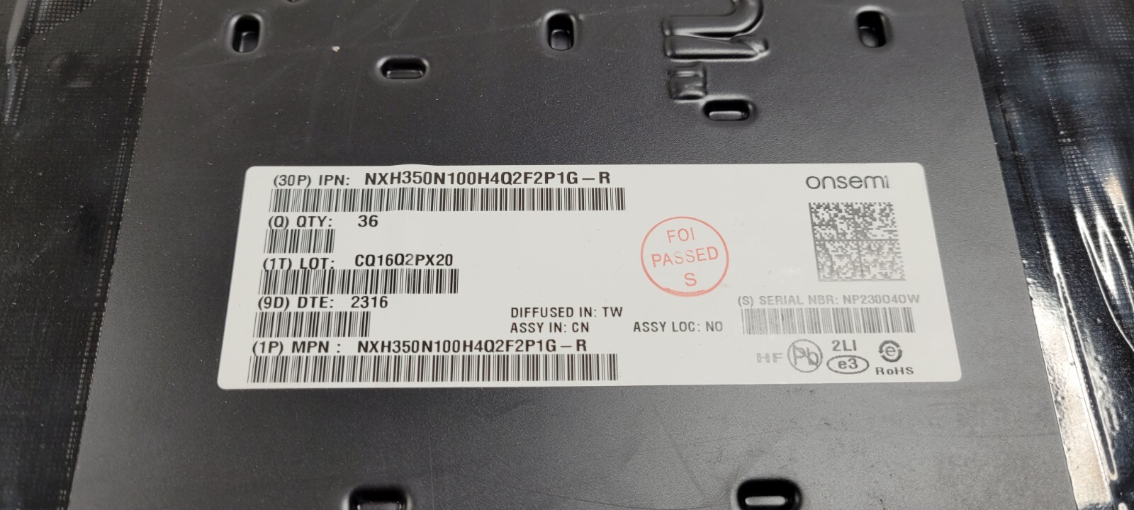 ONSEMI IGBT Modules GEN1.5 1500V NXH350N100H4Q2F2P1G-R