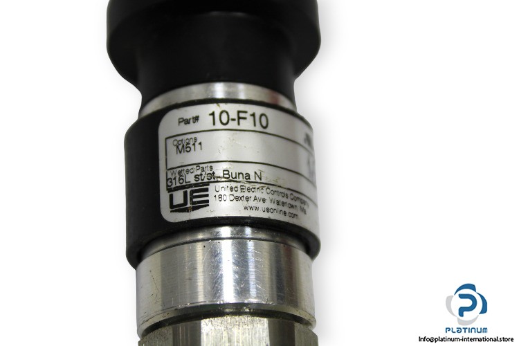 UE 10-F10 PRESSURE SWITCH_4 to 50 psi_2.25 x 8.50 x 2.25 in_316L ST/ST