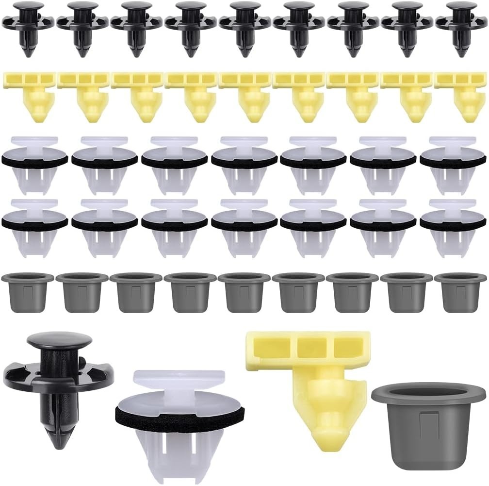 45PCS Car Retainer Clips Kit Wheel Flare Fasteners for Armada Juke Murano QX80