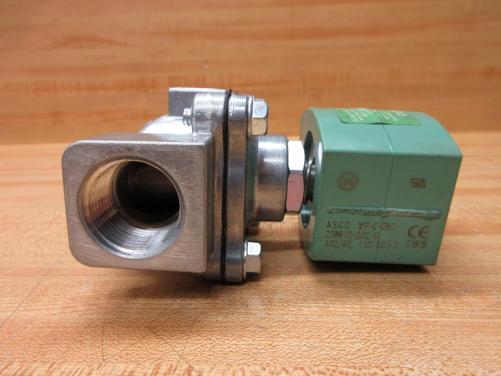 Asco 8215G030 Red Hat Solenoid Valve 4KY42 W/Out Legend Plate