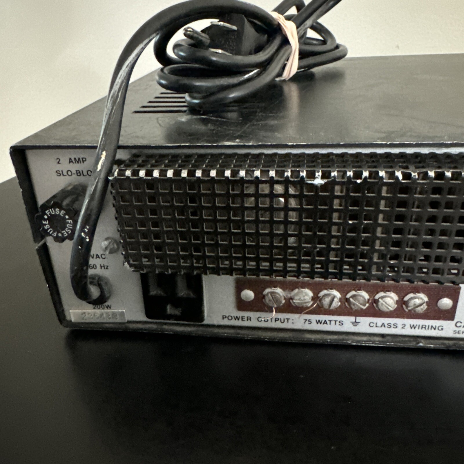Vintage Muzak Solid State Mic Amplifier A-175B Microphone Audio Amp