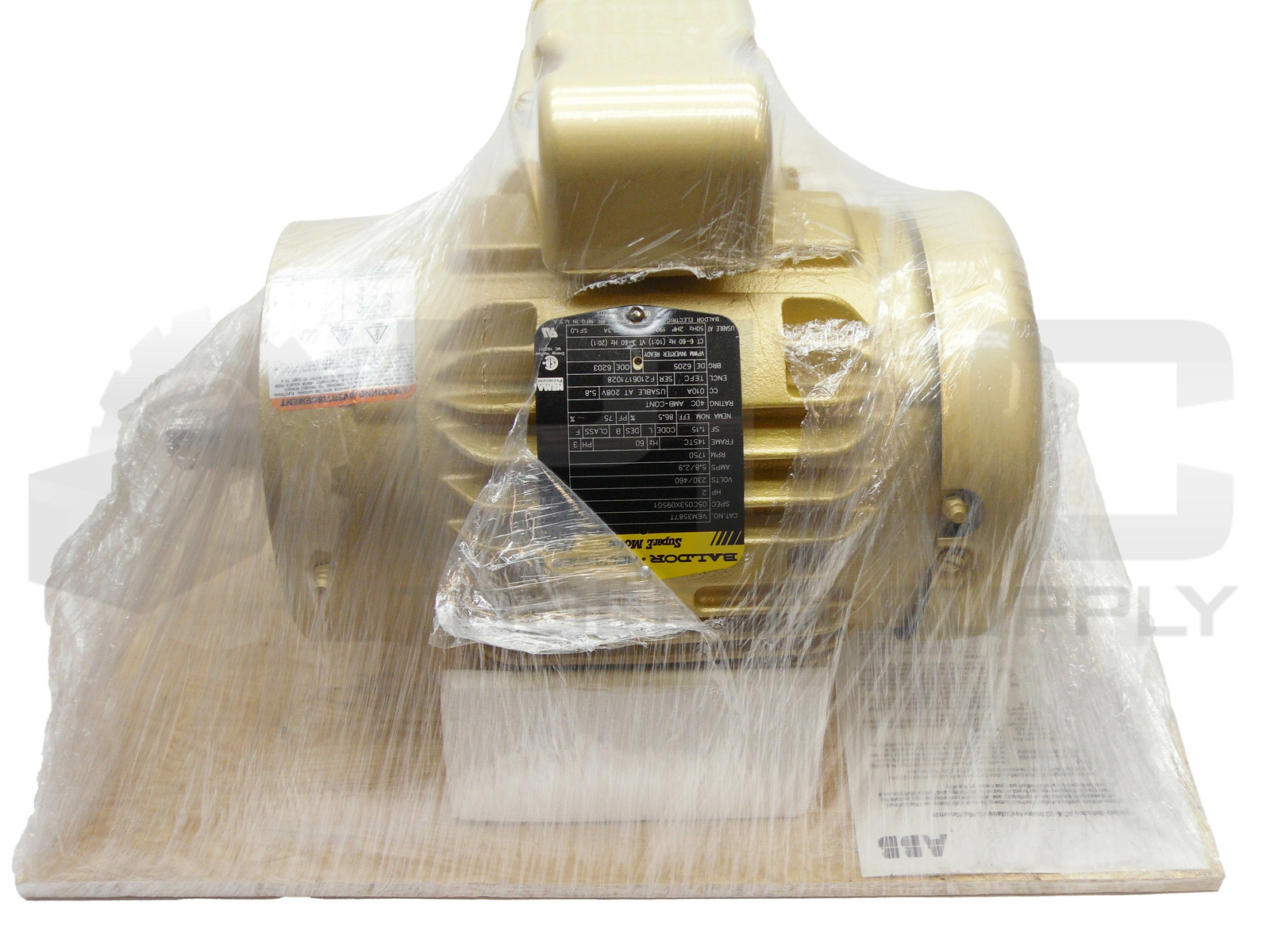 NEW BALDOR VEM3587T SUPER E MOTOR SPEC 05C053X095G1 HP 2 230/460V RPM 1750