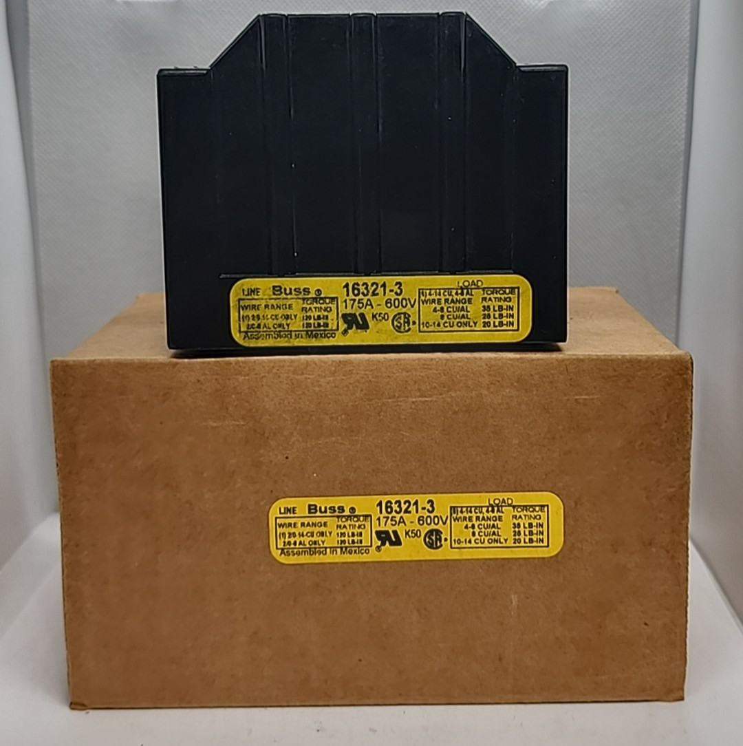 BUSSMANN 16321-3 175A, 600V POWER DISTRIBUTION BLOCK [1WS2-5]