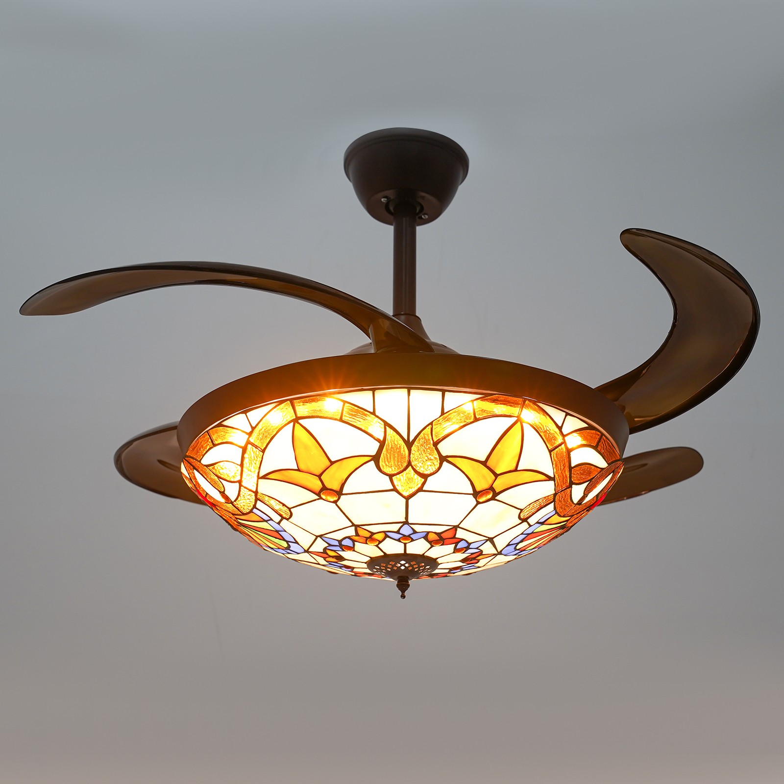 Ceiling Fan Light, 42Inch Ceiling Fan Light, Ceiling Fan Light W/ Remote Control