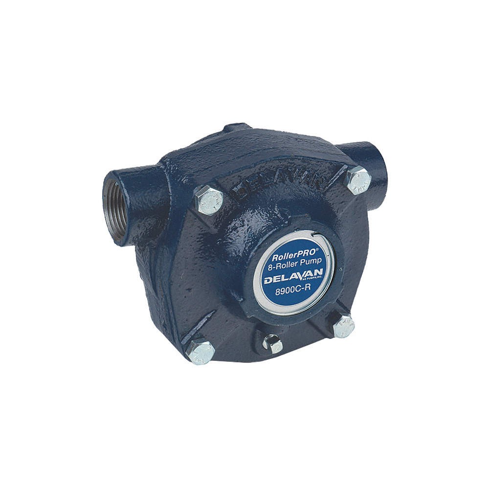 DELAVAN AG PUMPS 8900C-R Roller Spray Pump,Cast Iron,1in,24gpm,CW 55NL48
