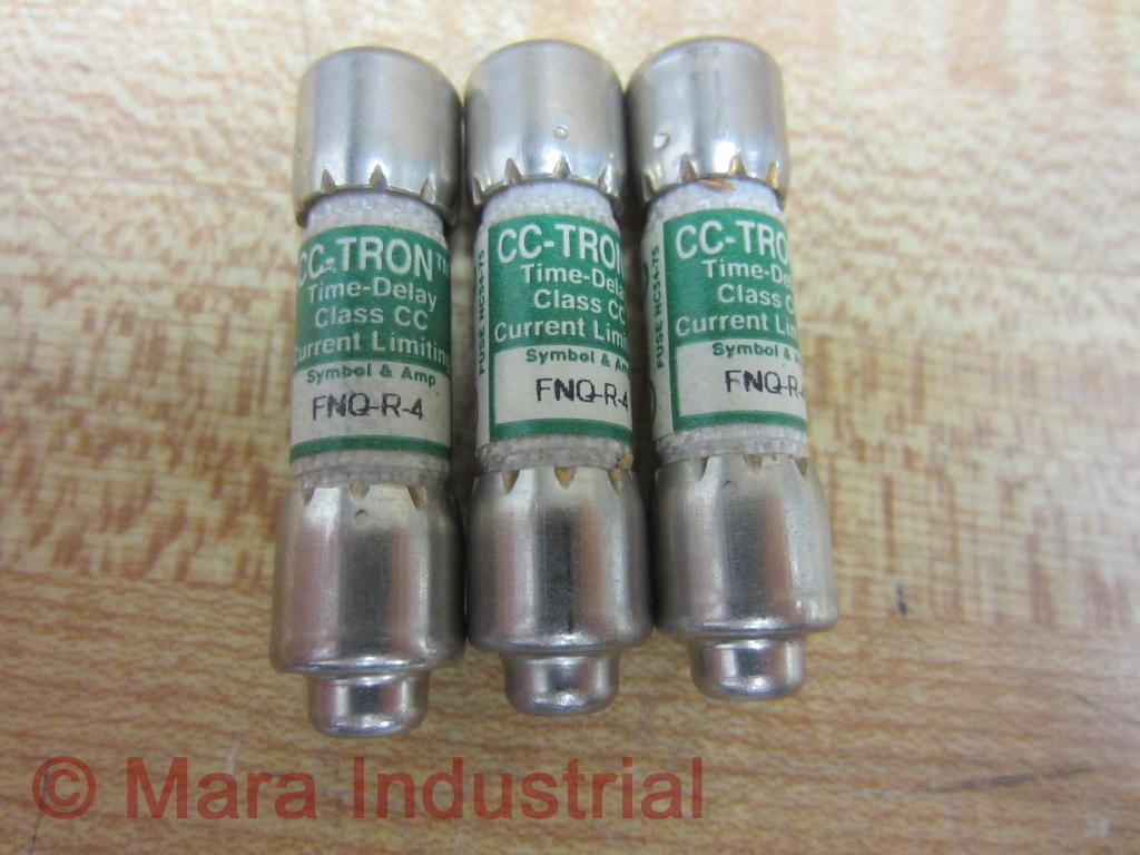 Bussmann FNQ-R-4 Fuse FNQR4 CC-Tron Cooper (Pack of 3)